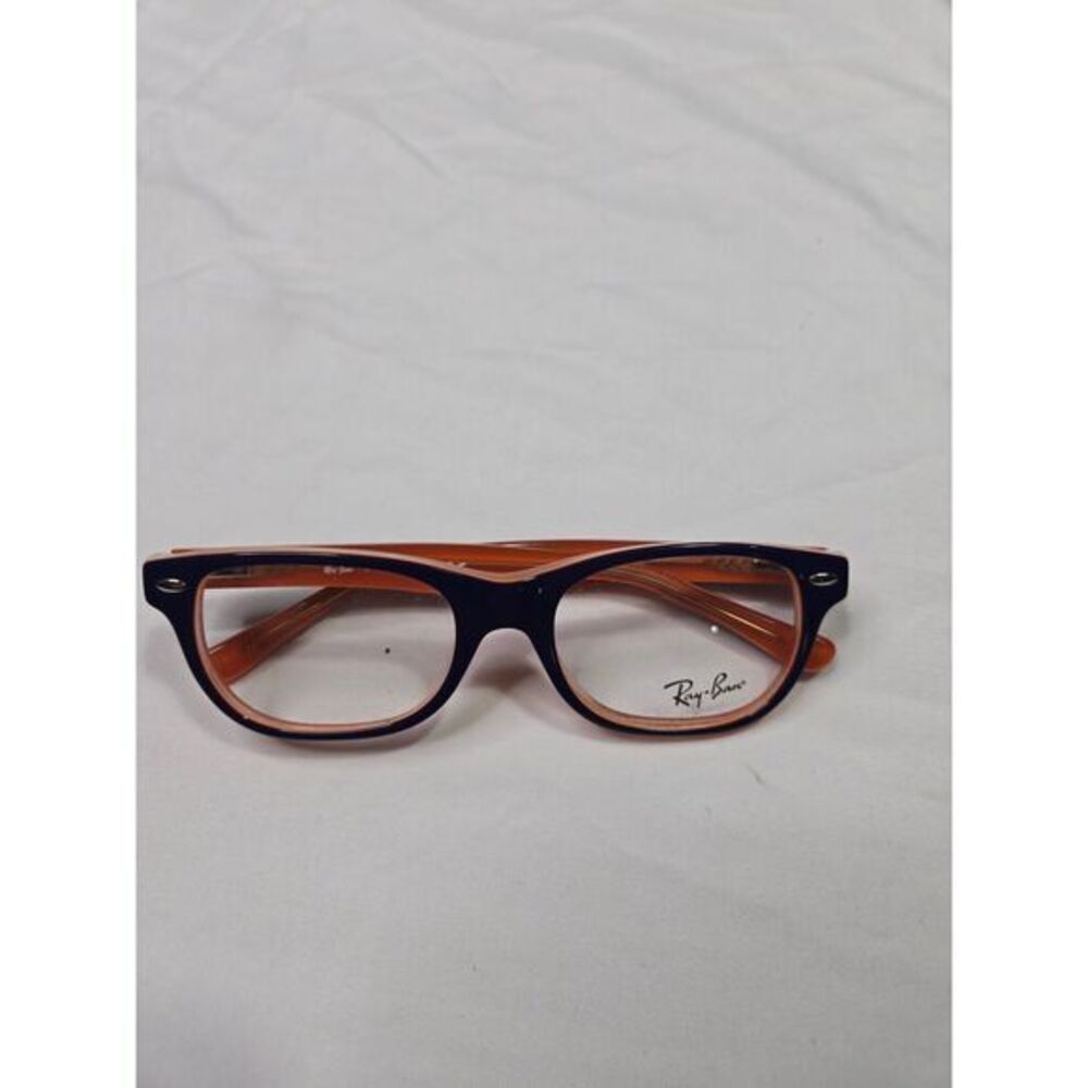 Ray-Ban Two-Tone‎ Wayfarer Optical Frames Navy Blue & Orange Eyeglasses